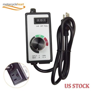 New For Router Fan Variable Speed Controller Electric Motor Rheostat AC 120V - Picture 1 of 7