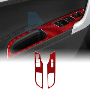 For Honda Accord Coupe 13-2017 Window Control Switch Cover Sticker Carbon Fiber - Picture 1 of 9