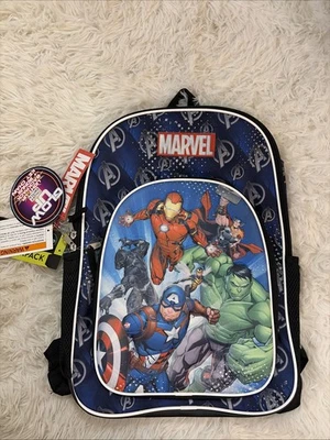 Marvel Avengers Boys Light Up Backpack For Kids Size 17 Inches - Image 1 of 3
