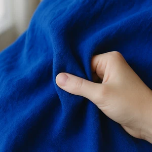 Resolution Blue Linen Fabric by the Yard – Apparel, Home Décor, Quilts & Crafts - Picture 1 of 10