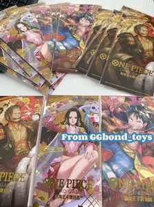 Juego de Cartas One Piece Año Nuevo Lunar Bolsillo Rojo Hancock Luffy Zoro Juego de 3 Promociones - Imagen 1 de 6