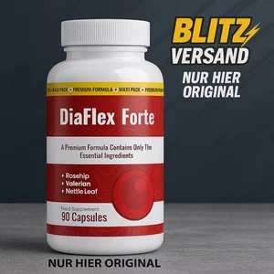 Diaflex Forte 90 Kapseln Nur Hier Original Blitzversand Rabatt Top Preis OVP !!! - Bild 1 von 1