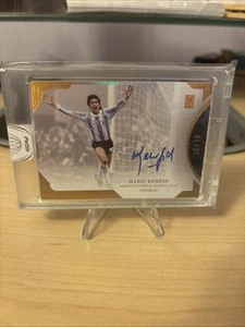 2022 Fansmall Argentina Mario Kempes Gold Moments On Card Auto 10/10 - Picture 1 of 2