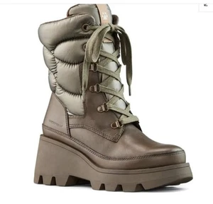 Stivali invernali impermeabili Cougar Verona LODEN donna nylon pelle zeppa TG 8 NUOVI - Foto 1 di 5