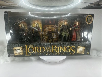 SET DE BATALLA PROFUNDA DEL TIMÓN DOS TORRES SEÑOR DE LOS ANILLOS ARAGÓN LEGOLAS GIMLI HALDIR Foto 1 de 4