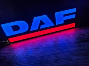 Caja de luz LED con logotipo DAF - Letrero iluminado montado en la pared - Imagen 1 de 2