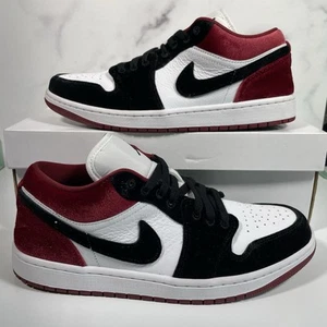 Jordan 1 Low SE "Velvet Black Toe" FZ3242-001 Size 11 Women's - Picture 1 of 8