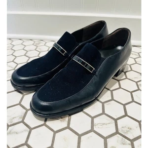 Paul Green Halbschuh blau Wildleder/Leder Größe Herren 7,5 Damen 9 klassische Vorbereitung Unisex - Bild 1 von 10