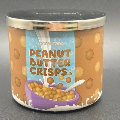 鹅溪花生酱薯片3芯蜡烛儿童谷物香味罐14.5盎司 — 第 1/4 张图片