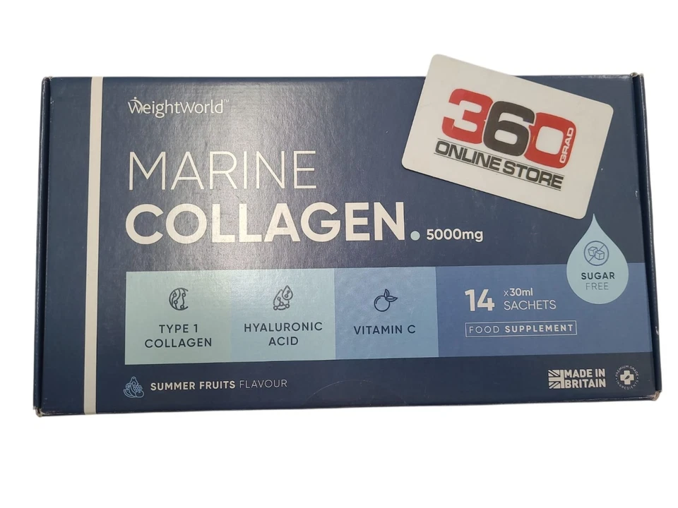 Kollagen - 5000mg - 14 Beutel - Hydrolysat Typ 1 - Haar, Haut & Nägel - Knochen - Bild 1 von 1