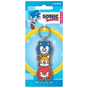 Rubber Keychain - Sonic The Hedgehog (Trio Stack) - Picture 1 of 1