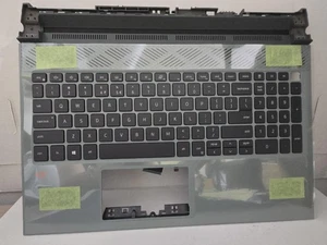 Nuevo conjunto de reposamanos Dell G15 5511 teclado retroiluminado inglés verde p/n R5CJ8 - Imagen 1 de 2