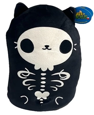 Cats vs Pickles Skelecat Skeleton Cat Halloween Jumbo Plush #037 With Tag - image 1 of 4