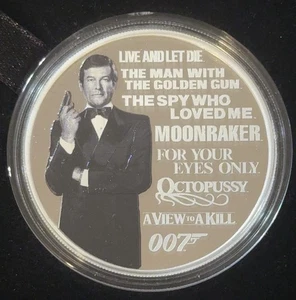James Bond Legacy Series 2nd Issue 1oz Silver Coin - Picture 1 of 6