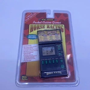 Las Vegas Casino Corner Horse Racing Handheld Video Game Micro Games Of America - Picture 1 of 2