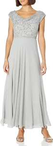 J Kara Women's One Size Beaded Empire Waist Gown SIZE 6 - Picture 1 of 2