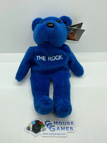 1999 WWF Attitude Bear The Rock - Smell What The Rock Is Cooking Blue *CCGHouse* Cover