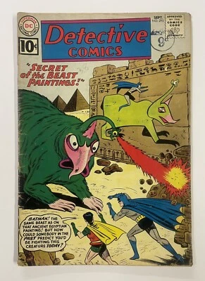 DETECTIVE COMICS #295. SEPT 1961. DC. VG. BATMAN! MARTIAN MANHUNTER! AQUAMAN! - Image 1 of 4