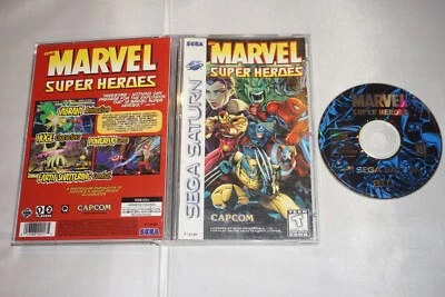 Marvel Super Heroes (Sega Saturn) Complete w/ Reg Card - Image 1 of 4