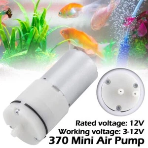 12V Silent Mini Electric Oxygen Pump Aquarium Fish Tank Aeration Pump P5Q6 - Picture 1 of 12