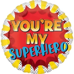Father's Day Party Supplies You're My Superhero Foil Balloon Decoration Birthday - Picture 1 of 1