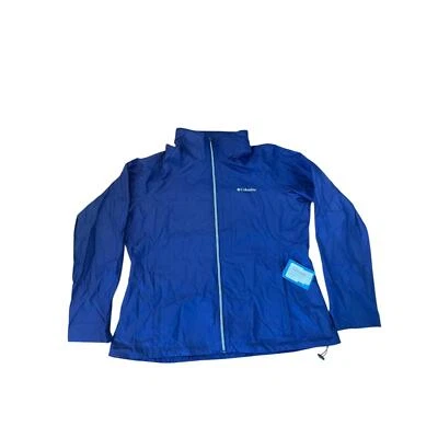 Chaqueta cortavientos Columbia Switchback III para mujer zafiro oscuro talla XX-grande Foto 1 de 3