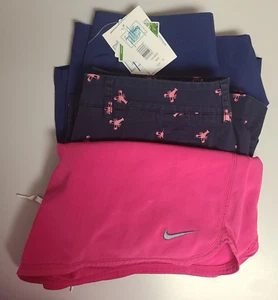 Lot 3 Women's Athletic Shorts Nike, Nautica and NWT Guy Harvey Blue Pink size 4 - Picture 1 of 16