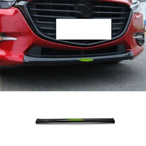 Tira protectora inferior delantera brillante para Mazda 3 Axela 2017-2018 negro brillante - Imagen 1 de 6