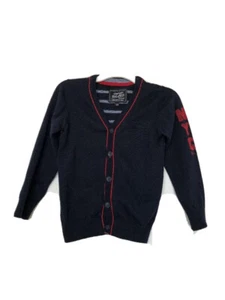 Superior Quality Clothing Cardigan Sweater Navy Blue Boys 122 - Picture 1 of 7
