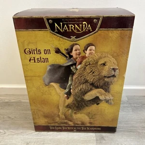 WETA Girls on ASLAN the Lion - CHRONICLES OF NARNIA statue SEE DESCRIPTION - Picture 1 of 5