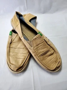 Sanuk Herren 10 Textil Obermaterial Halbschuhe Schuhe Gebraucht Slipper Freizeit Komfort Abgenutzt - Bild 1 von 5