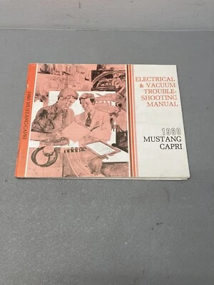 Ford Mustang Mercury Capri 1980 aspiradora eléctrica solución de problemas manual de servicio Foto 1 de 3