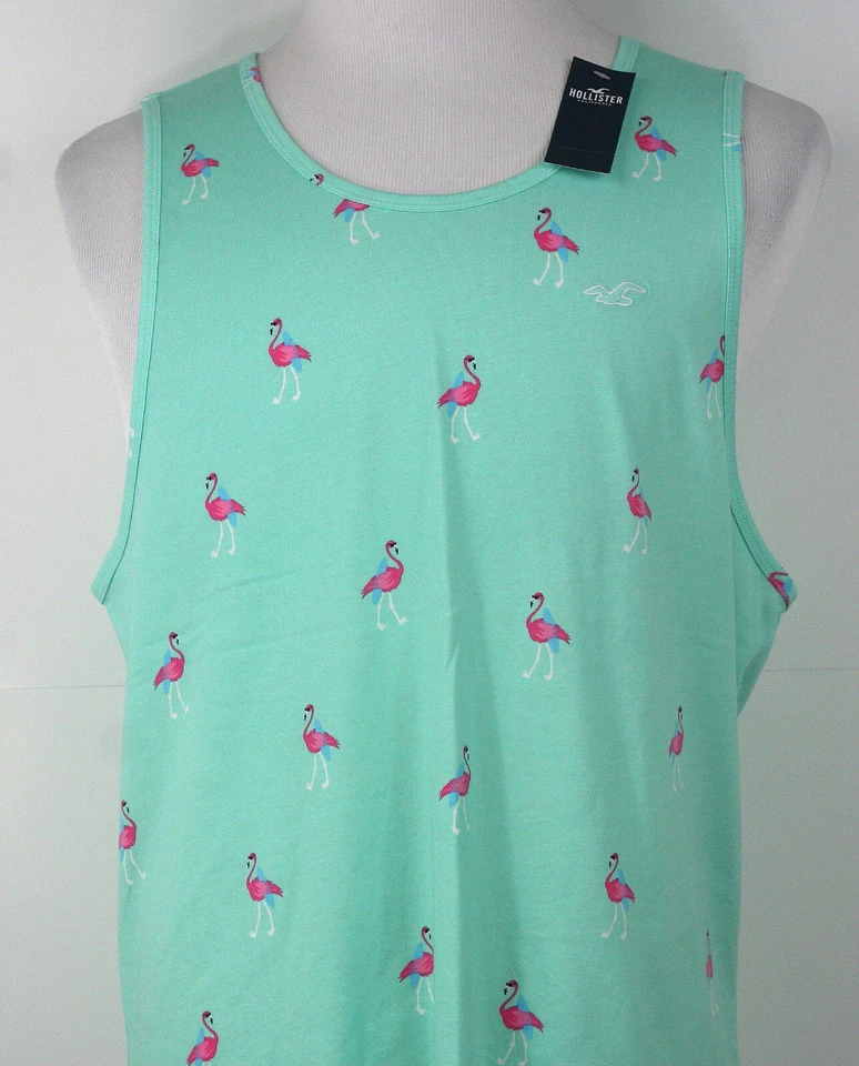 Camiseta sin mangas Hollister sin mangas lisa floral o teñido u orgullo Foto 1 de 1