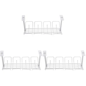 3 Pieces Kabelspeicherregal Kabel-Organizer Für Den Schreibtisch Untertischkorb - Afbeelding 1 van 12