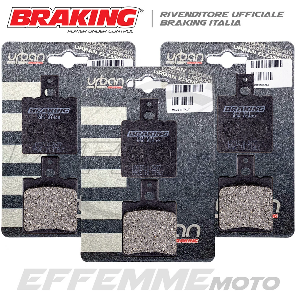 Pastiglie MOTO GUZZI V65 C 650 1983 1984 1985 1986 (Kit Ant. + Post. BRAKING) - Immagine 1 di 1