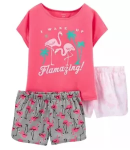 Neu mit Etikett 12 6 10 Flamingo toller Schlafanzug Frühling Carters Ostern Herbst Sommer Frühling - Bild 1 von 9