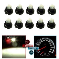 10x White Neo Wedge 1 SMD 1210 LED Car Bulbs T3 HVAC Climate Control Lights