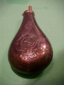 LYMAN BRASS + COPPER GUN POWDER FLASK - Picture 1 of 5