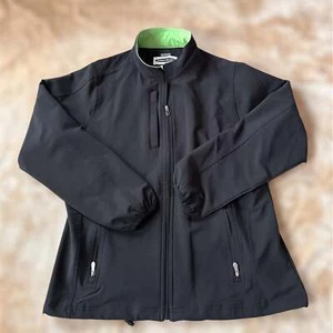 Pebble Beach Womens Black Full Zip Athletic/ Golf Jacket Size large - Picture 1 of 9