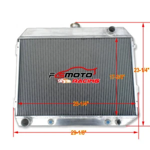 Aluminum Radiator 26"W Core For 1968-1974 Dodge Mopar Plymouth Big Block V8 AT - Bild 1 von 7