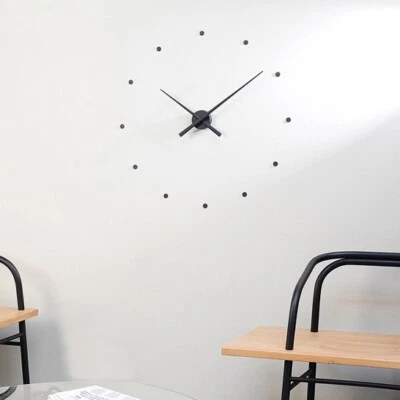 Extra Large Size Wall Clock Diy Creative Simple Clock Sticken On The Wall 12 Sma - Image 1 of 4