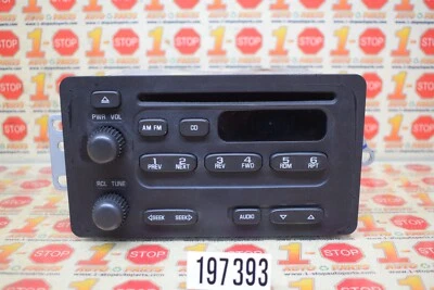 Chevrolet Malibu 2003-2005 radio AM/FM MP3 REPRODUCTOR DE CD RECEPTOR 10315119 OEM Foto 1 de 4