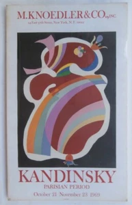'Forma roja' Wassily Kandinsky, impresora litográfica Maeght, resumen artista Bauhaus - Imagen 1 de 12