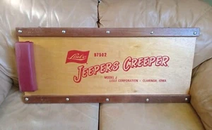 VINTAGE NOS - LISLE 97502 JEEPERS CREEPER MODEL J AUTO MECHANIC WOOD  - Picture 1 of 6