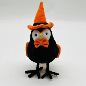 Hyde & Eek Featherly Friends Halloween Witch Bird Target 2016 Black Orange Felt - Picture 1 of 4