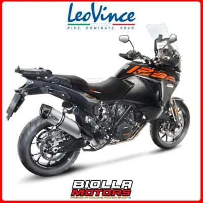 14192E SCARICO LEOVINCE KTM 1290 SUPER ADVENTURE R/S/T 2019 - LV ONE EVO STAINLE - Immagine 1 di 4