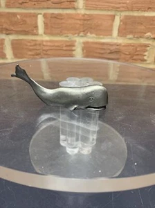 Vintage Figure Hudson Pewter Whale Figurine MCM Collectibles - Picture 1 of 11