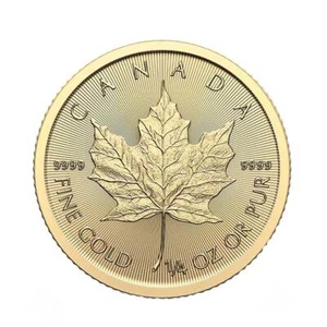 Canada 2025 $10 1/4-oz Gold Maple Leaf .9999 GEM BU - Picture 1 of 2