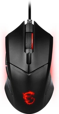 MSI Clutch GM08 Gaming Mouse, 4200 DPI, Optical Sensor, 3 Adjustable Black  - Image 1 of 4