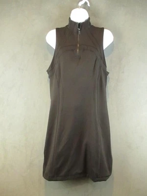 Vestido Lululemon Define para mujer 12 negro sin mangas media cremallera correr gimnasio atlético Foto 1 de 4